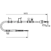 Bosch Seilzug, Feststellbremse 1987482713 für HYUNDAI
