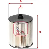 Sofima Kraftstofffilter S 6123 NE passend für PEUGEOT 407 Coupe (6C) Filtereinsatz