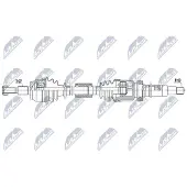 NTY NPW-FR-113 Antriebswelle Vorne Rechts für FORD FOCUS III Turnier FOCUS III C-Max II (DXA/CB7, DXA/CEU) Grand C-Max (DXA/CB7, DXA/CEU)