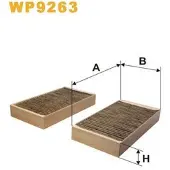 WIX FILTERS Filter, Innenraumluft WP9263