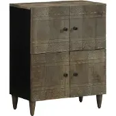 vidaXL Sideboard 60x33x75 cm Massivholz Mango