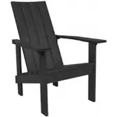 Dresen, Starke Möbel Muskoka Modern Adirondack Sessel C06 Black