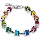 Coeur de Lion Armband - GeoCUBE Armband classic Polaris & Strass - Gr. ONE SIZE - in Mehrfarbig - für Damen