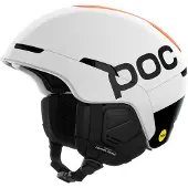 POC - Skihelm /Snowboardhelm &ndash; Unisex &ndash; Obex Connect - Obex Connect Hydrogen White/Fluorescent Orange AVIP für Herren - Größe 59-62 cm -