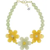 Collezione alessandro Kette mit Anhänger "Lana" mit Blumenanhängern