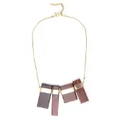 Collezione alessandro Kette mit Anhänger "Elani" geometrische Formen