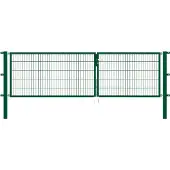 Alberts Zaundoppeltür "Flexo" 350 cm Breite, in versch. Höhen