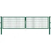 Alberts Zaundoppeltür "Flexo" 400 cm Breite, in versch. Höhen