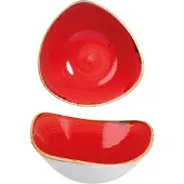 Churchill Livingstone Stonecast Berry Red Triangel Teller tief 23.5cm