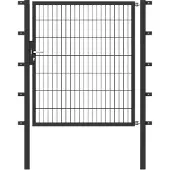 GAH Alberts Zauneinzeltür ALBERTS "Flexo", grau (anthrazit), B:125cm H:140cm, Stahl, Tore, Zauneinzeltür, 125 cm Breite, in versch. Höhen