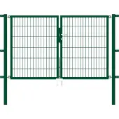 Alberts Zaundoppeltür "Flexo" 200 cm Breite, in versch. Höhen