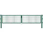 Alberts Zaundoppeltür "Flexo" 400 cm Breite, in versch. Höhen