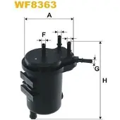 WIX FILTERS Kraftstofffilter WF8363