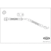 CORTECO Bremsschlauch ERSTAUSRÜSTERQUALITÄT [Hersteller-Nr. 49378454] für Toyota