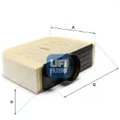 Ufi Luftfilter 30.B15.00