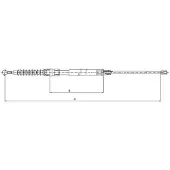 Textar Seilzug, Feststellbremse 44006600