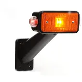 Wasa LED Umrissleuchte 24V 143P Lange Stange Rechts Oberflächenmontage orange/rot/weiß