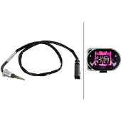 Hella 6PT 358 226-281 Sensor, Abgastemperatur - 2-polig - geschraubt