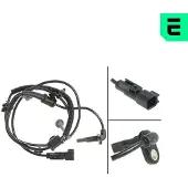 OPTIMAL ABS Sensor Raddrehzahl Hinten Links für OPEL INSIGNIA Caravan 06-S569