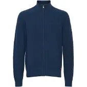 Blend Strickjacke "Strickjacke BHCodford", Herren, Gr. L, blau (marineblaus), Obermaterial: 100% Baumwolle CO., Strickjacken Strickjacke