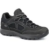 Hanwag Wanderschuhe Gritstone II Wide GTX Asphalt Black Herren-Schuhgröße 41,5