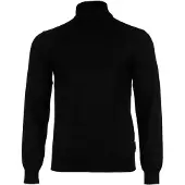 Armani Exchange für Herren. 8NZM3CZM8AZ1200 Schwarzer Rollkragenpullover (L), Lässig, Wolle