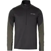 Vaude Men's Livigno Halfzip II, Zwischenschicht, schwarz/grün