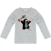 Logoshirt Langarmshirt "Der kleine Maulwurf - Juhu" mit Der kleine Maulwurf-Aufdruck