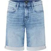 QS Jeans-Hose Denim-Shorts mit fixiertem Umschlag