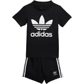Adidas Set T-Shirt und Shorts JC6583 Schwarz Regular Fit