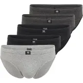 Ceceba Slip 5Er Pack Challenger in grau-dunkel-melange | Gr.: XL