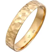 KUZZOI Ring Herren Bandring Freundschaftsring 925 Silber Kuzzoi Gold