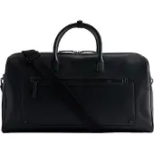Ted Baker Leder Reisetasche LANDERS Recycled Leather Holdall Black schwarz