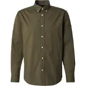 Tommy Hilfiger Hemd MW0MW37550 Khakifarben Regular Fit