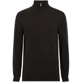 AllSaints Kilburn Zip Funnel Coffee Brown Größe: M | Turtlenecks Outlet | Herren | Braun