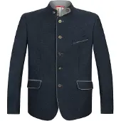 Stockerpoint Wolljanker "Luciano" in Dunkelblau - 50