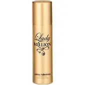 Rabanne Lady Million, Frauen, Deodorant, Spray-Deodorant, Spray, 150 ml, Neroli, Orangenblüte, Himbeere