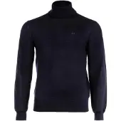 Armani Exchange für Herren. 8NZM3CZM8AZ1510 Marineblauer Rollkragenpullover (XXL), Lässig, Wolle