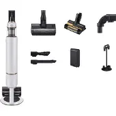 Samsung VS20B95823W, 2-in-1-Stabstaubsauger, Beutellos, Schwarz, Weiß, Trocken, Multizyklonisch, Glatter Boden, Teppich