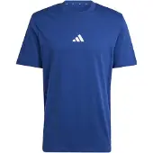 Adidas T-Shirt Essentials Small Logo JF1093 Dunkelblau Regular Fit