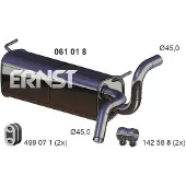 ERNST 061018 Endschalldämpfer für OPEL Astra J Sports Tourer (P10) Auspuff