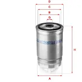 Sofima Kraftstofffilter S 8501 NR passend für MERCEDES-BENZ E-Klasse Pritsche / Fahrgestell (VF211) Filtereinsatz