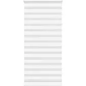 vidaXL Doppelrollo Weiß 95x200 cm Stoffbreite 90,9 cm Polyester