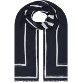 Calvin Klein Schal "LARGE LOGO LW WOOL STOLE", Logodruck