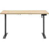 Die Möbelfundgrube Computerschreibtisch höhenverstellbar Artisan Eiche 150 cm - ENERGIA