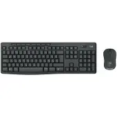 Logitech MK370 Combo for Business, Kabellos, RF Wireless + Bluetooth, Mecha-Membran-Schlüsselschalter, QWERTY, Graphit, Maus enthalten