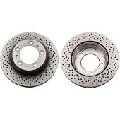 TRW Bremsscheibe DF6298S hinten, belüftet, perforiert, 1 Stück