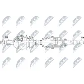 NTY NPW-PE-045 Antriebswelle Vorne Rechts für CITROËN C5 III Kombi (RW) passend für PEUGEOT 407 SW (6E) 407 (6D) 407 SW Kasten / Kombi (6E)