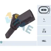 FAE ABS Sensor Raddrehzahl Vorne Rechts für VW Golf VII Schrägheck (5G1, BQ1, BE1, BE2) 78064