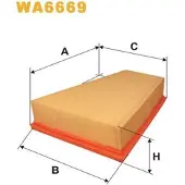 WIX FILTERS Luftfilter WA6669